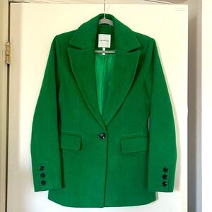 Green blazer . Size XS avec les files